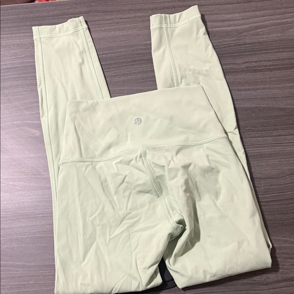 lululemon athletica Pants - Lululemon Light Green High-Waisted Leggings size 2